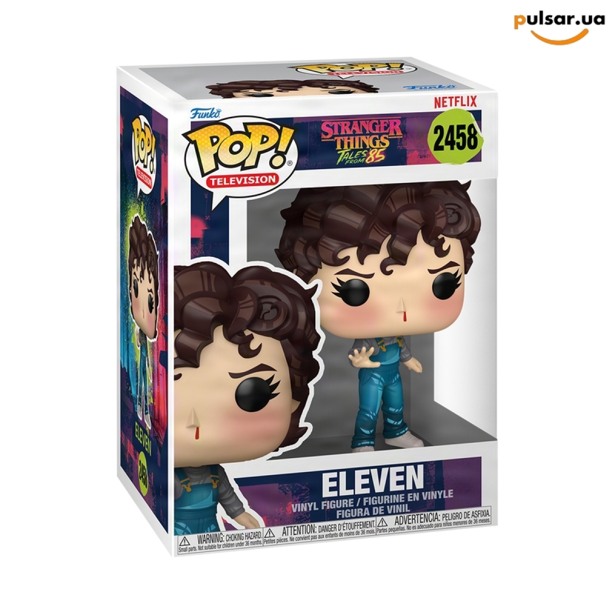 Виниловая фигурка &laquo;Funko POP! &bull; &bull; Stranger Things ◉ Eleven (Tales from '85) № 2458&raquo;