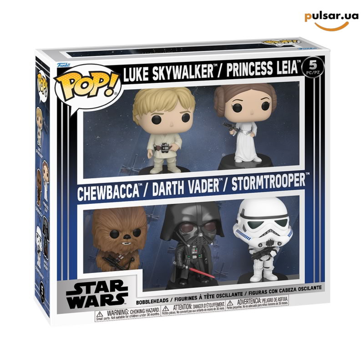 Виниловая фигурка &laquo;Funko POP! &bull;  &bull;  &bull; Star Wars  ◉ Star Wars 5-Pack №--&raquo;