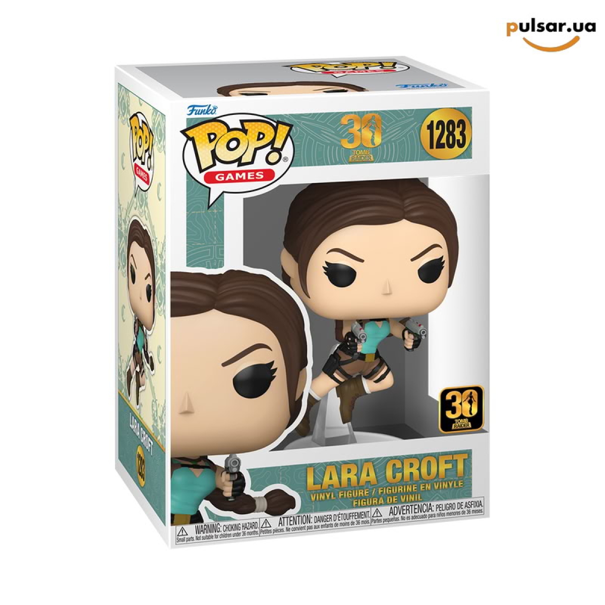 Виниловая фигурка &laquo;Funko POP! &bull; &bull; &bull; Tomb Raider ◉ Lara Croft (30th Anniversary) № 1283&raquo;