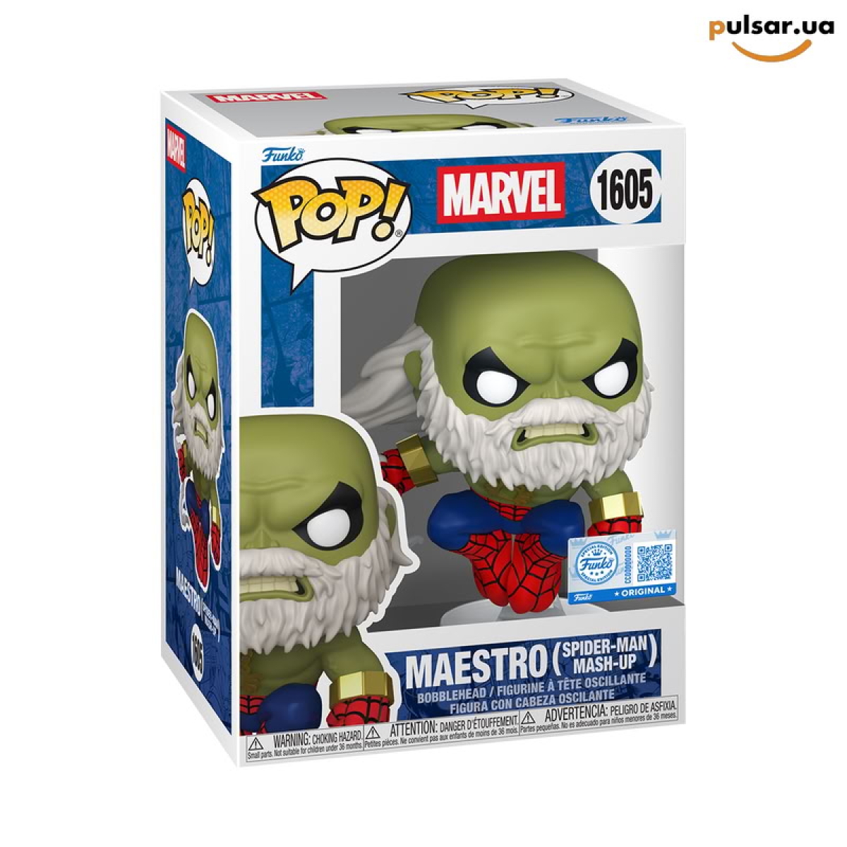 Виниловая фигурка &laquo;Funko POP! &bull; Target Exclusive  &bull; Marvel ◉ Maestro (Spider-Man Mash-Up) № 1605&raquo;