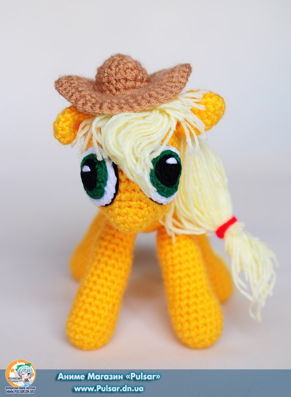 Мягкая игрушка "Amigurumi"  My Little Pony Friendship is Magic -  Applejack