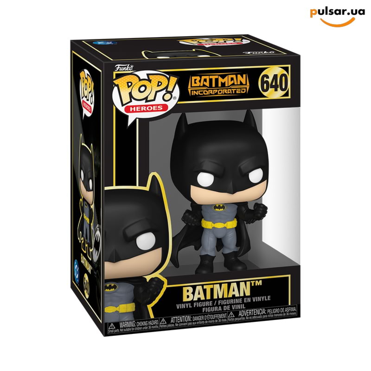 Виниловая фигурка &laquo;Funko POP! &bull; Funko POP! Batman Incorporated DC #640 &mdash; Grant Morrison, Брюс Вейн спонсор, 10.7 см, серпень 2026. Купити в Pulsar. DC Comics ◉ Batman Inc. №640&raquo;