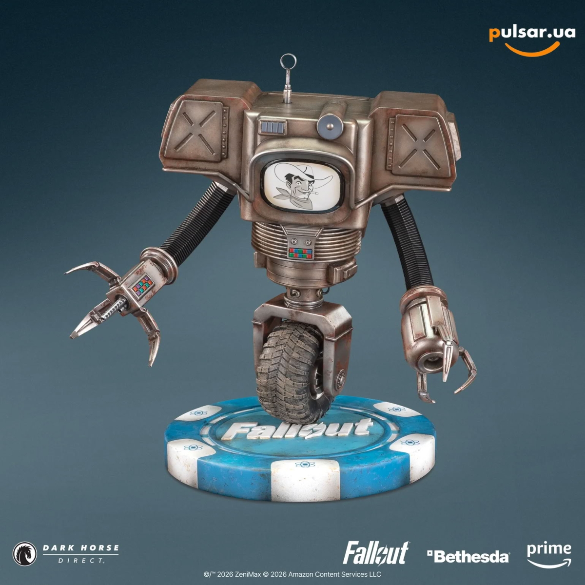 Оригинальная аниме фигурка &laquo;Fallout (Amazon): Victor Securitron PVC Figure&raquo;