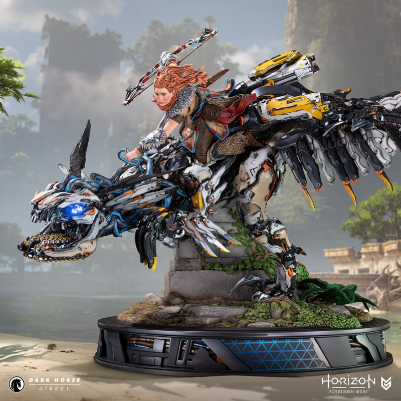 WEST. フィギュア Оригинальная фигурка «Horizon Forbidden West: Aloy on Clawstrider