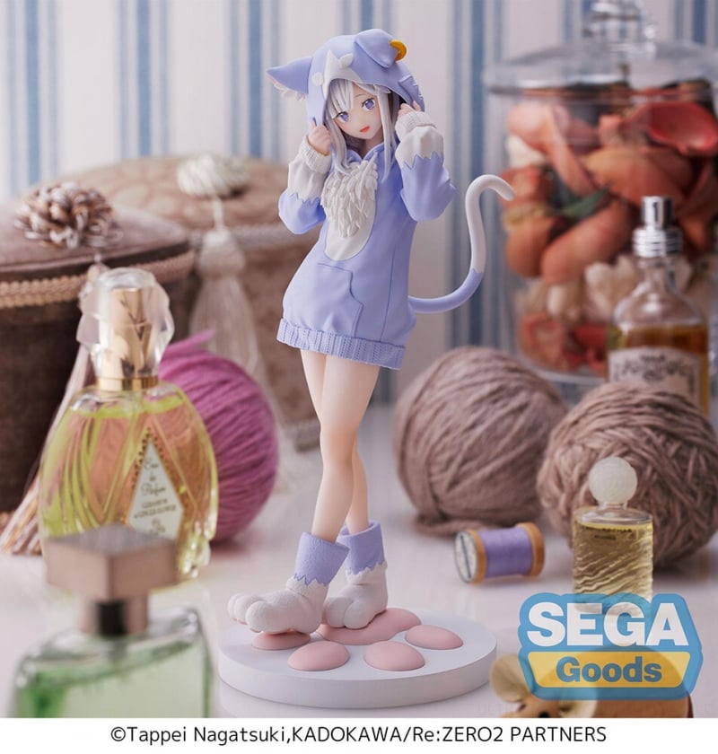 Оригинальная аниме фигурка &laquo;"Re:Zero Starting Life in Another World" Luminasta Emilia Mofumofu Pack&raquo;