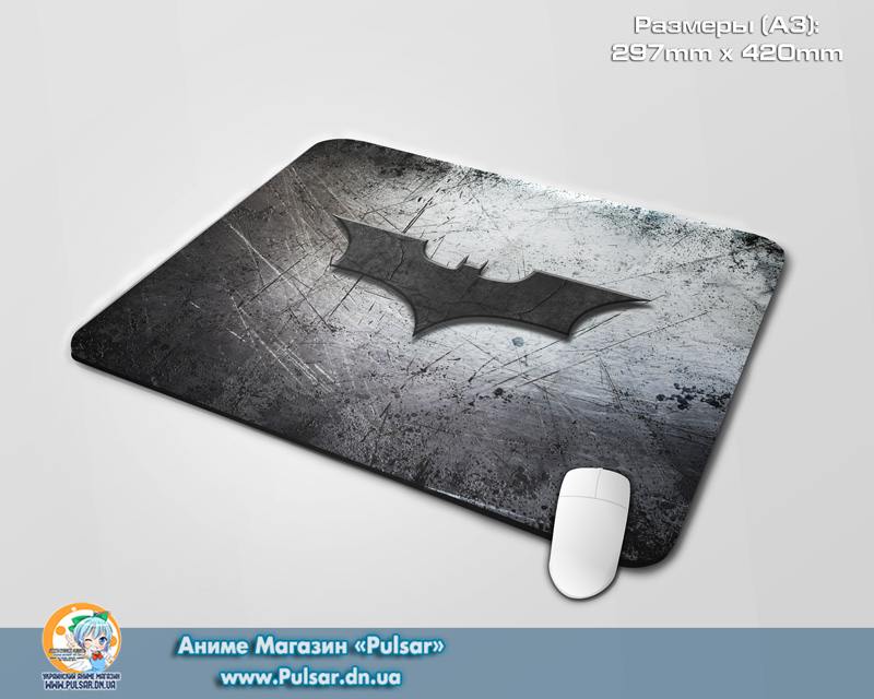 Великий килимок для миші А3 (297mm x 420mm) Batman tape 4