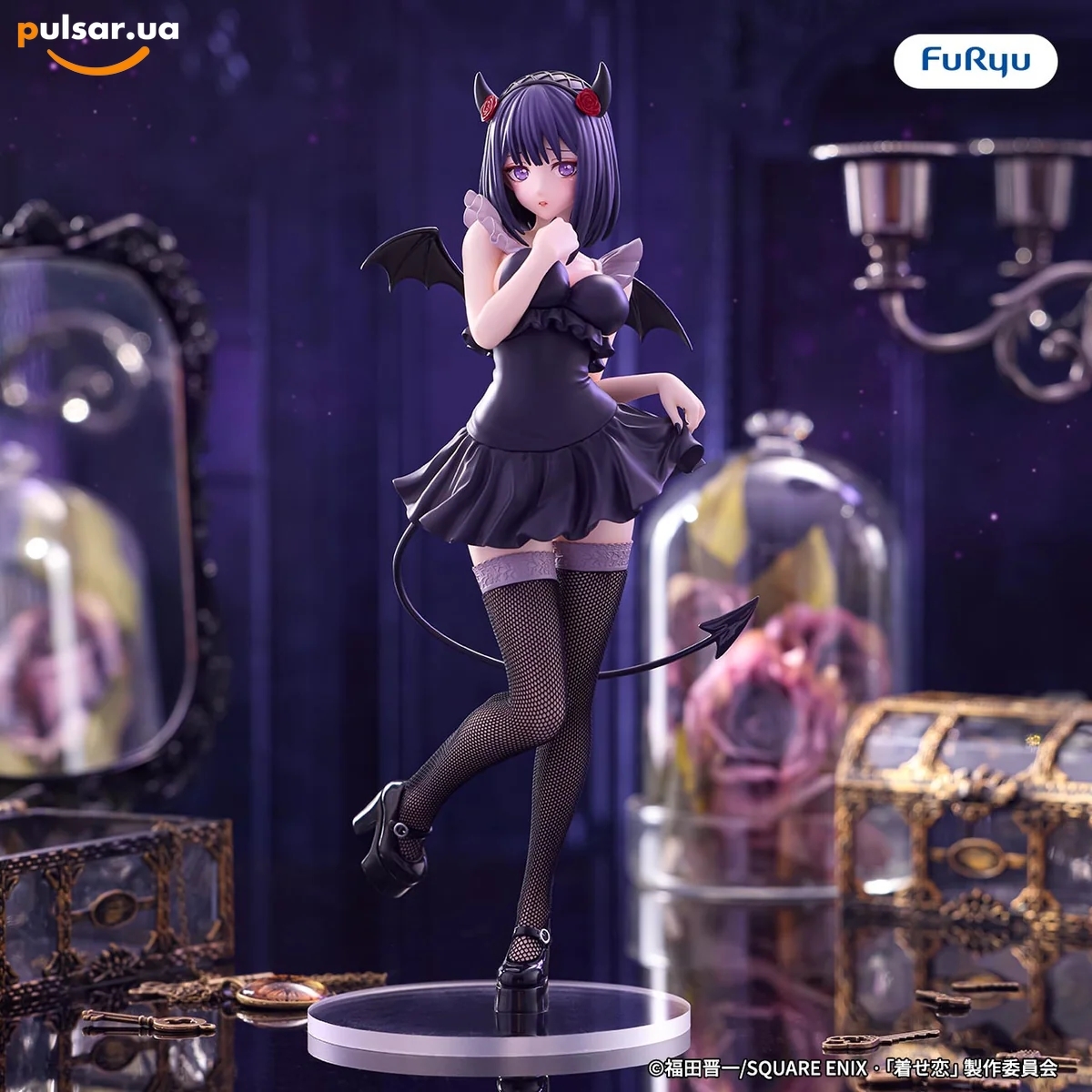 Оригинальная аниме фигурка &laquo;FURYU - My Dress-Up Darling Kitagawa Marin - BiCute Dark - Kuroe Shizuku&raquo;