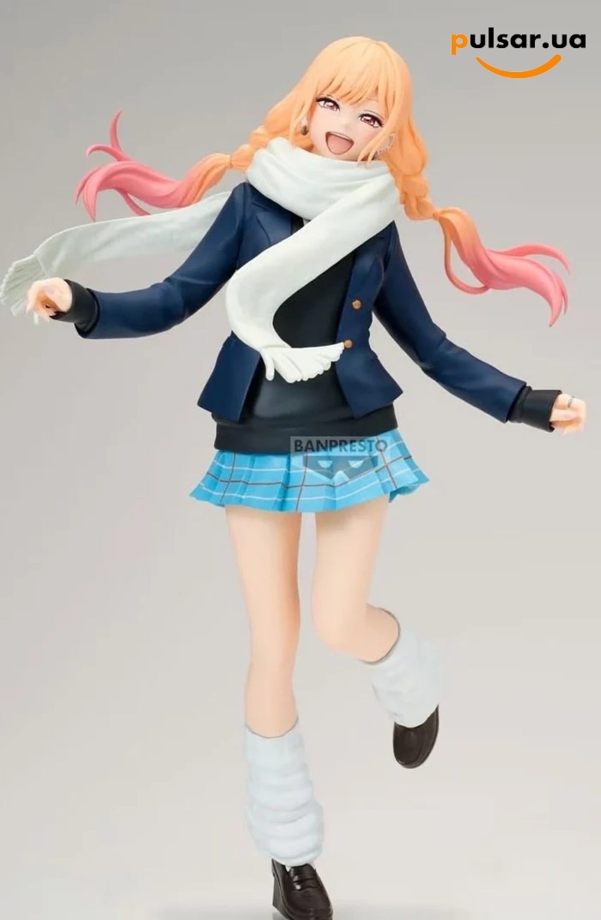 Оригинальная аниме фигурка &laquo;My Dress-Up Darling Glitter & Glamours - Kitagawa Marin Winter Uniform Ver.&raquo;