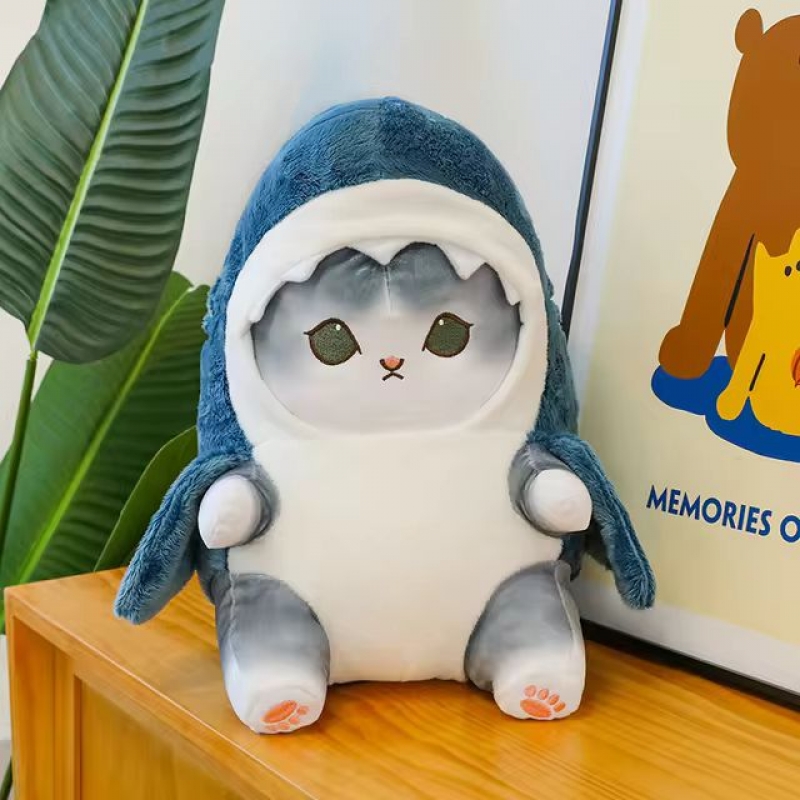 Mika Koga② М'яка іграшка «20CM Kawaii Shark Cat» tape 1 купити в Києві