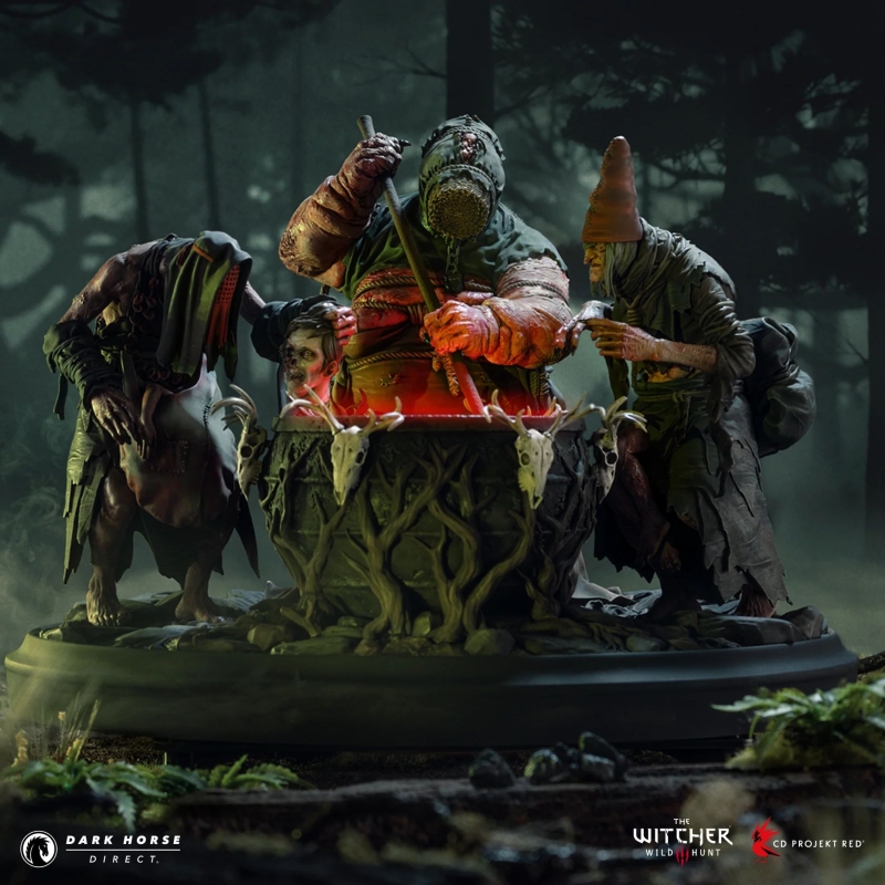 Оригинальная фигурка &laquo;The Witcher 3: Wild Hunt &mdash; Crones Bubbling Cauldron Statue&raquo;