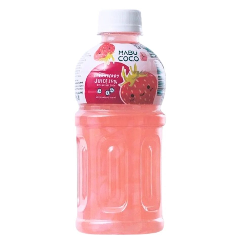 Напиток &laquo;Mabu Coco с Nata de Coco &mdash; клубничный вкус, 320 мл&raquo;