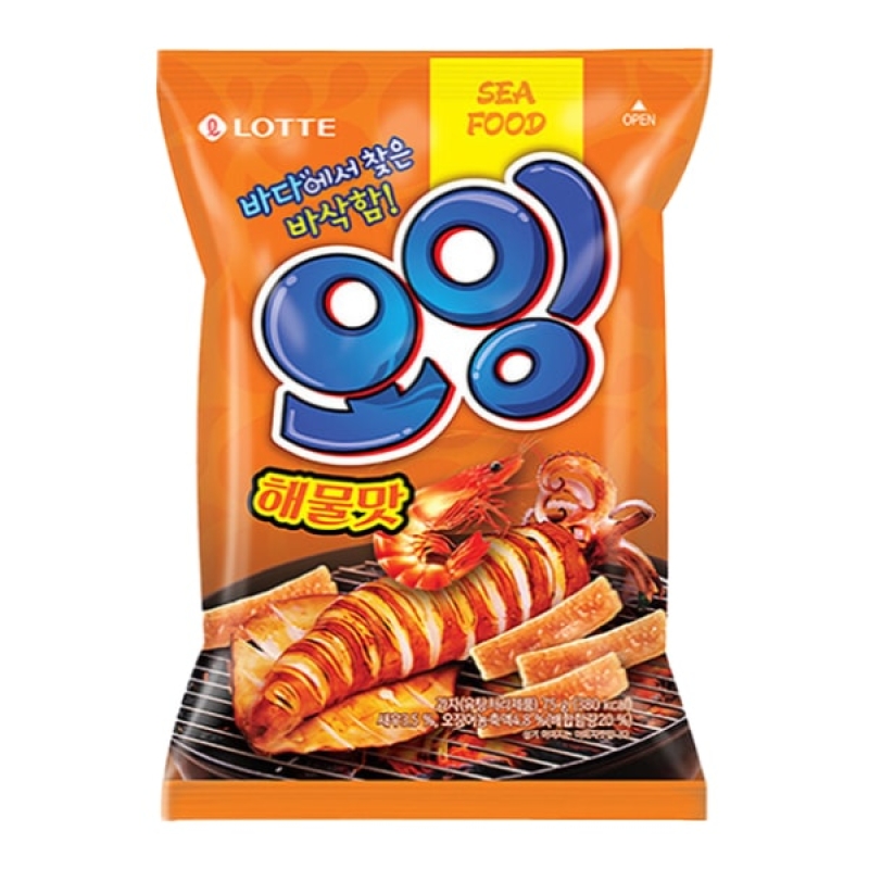 &laquo;Чипсы с оригинальным вкусом Original O-ing Lotte, 75 г&raquo;