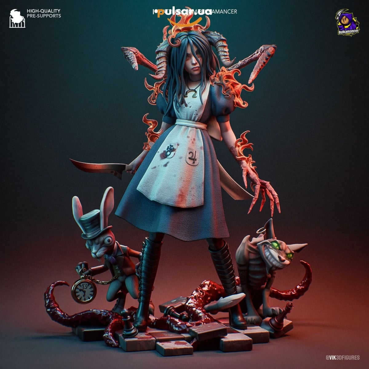 Оригинальная аниме фигурка &laquo;Alice - Madness Returns - Handpainted Collectible Statue&raquo;