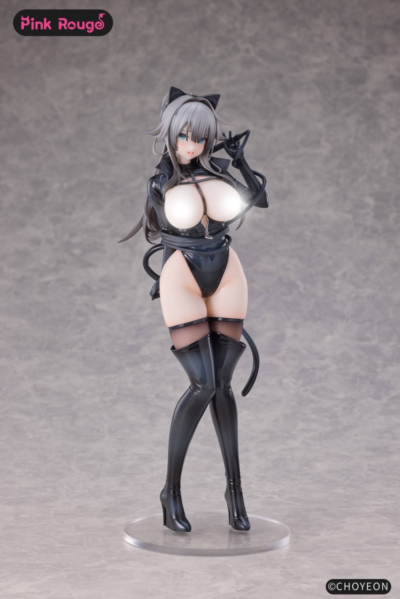 Оригинальная аниме фигурка &laquo;Cat Woman Happy-chan DX Ver. 1/6 Complete Figure Different Color Edition&raquo;