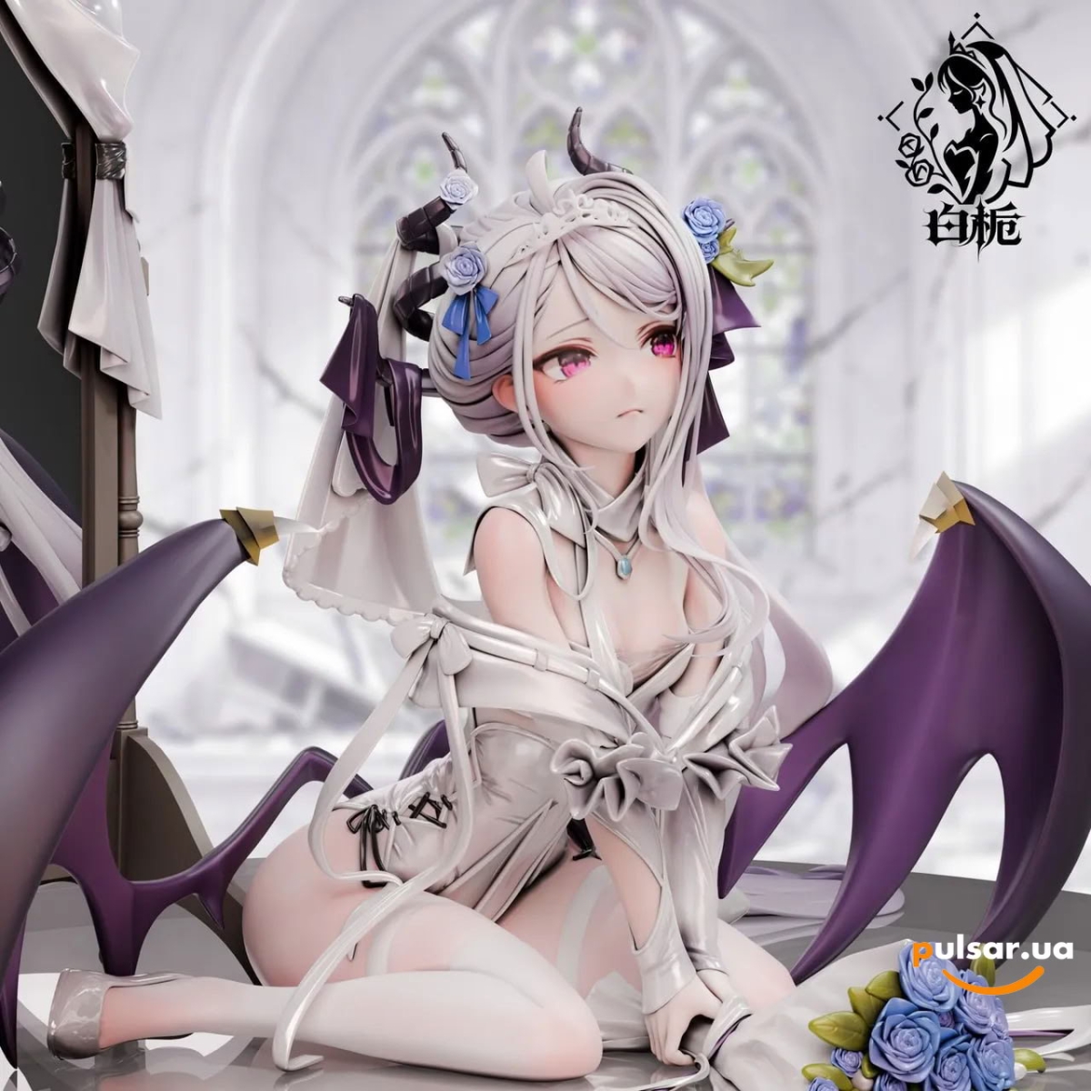 Оригинальная аниме фигурка &laquo;Bai Zhi Studio - Sorasaki Hina Bride Blue Archive&raquo;