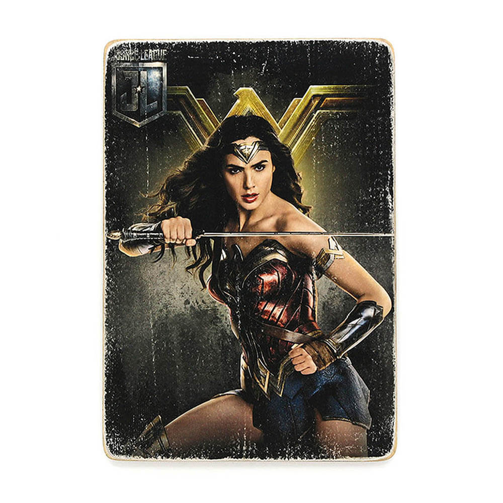 Деревянный постер «JL Wonder woman»