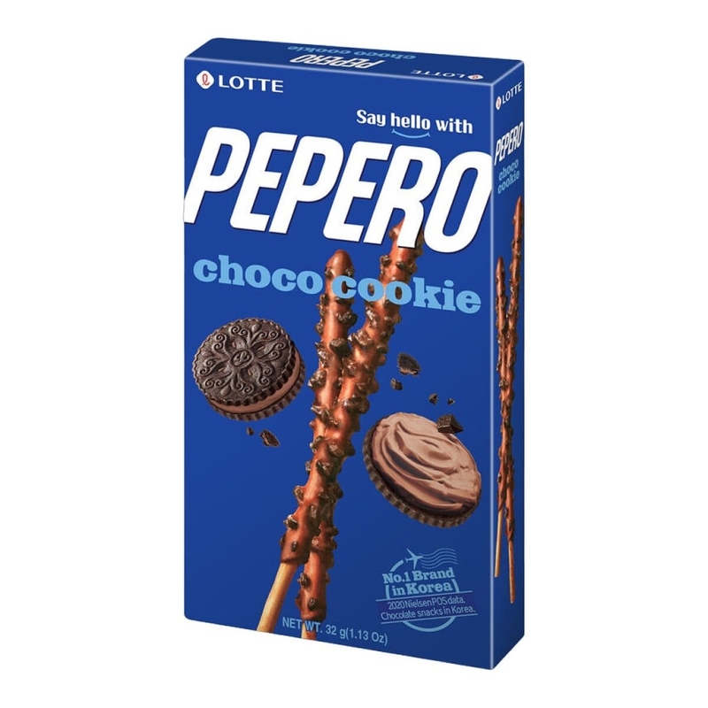 Палочки &laquo;Соломка Pepero Choco Cookie в шоколадной глазури Lotte, 32 г&raquo;