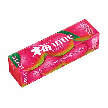 Жвачка Lotte Plum gum 9 пластинок