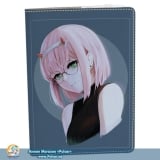 Скетчбук с обложкой из Эко Кожи &laquo;Darling in the Franxx tape 1&raquo;