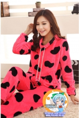 Пижама из флиса модель Cute Pink Cow Sport