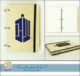 Скетчбук ( sketchbook)  «Doctor WHO logo» CUT x MODE