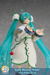Оригинальная аниме фигурка figma Snow Miku 2015 Snow Bell Ver (GSC online shop exclusive)(In Stock)