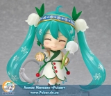 Оригинальная аниме фигурка Nendoroid Snow Miku 2015 Snow Bell Ver. (GSC online shop exclusive )