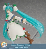 Оригинальная аниме фигурка figma Snow Miku 2015 Snow Bell Ver (GSC online shop exclusive)(In Stock)