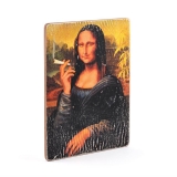 Деревянный постер «Mona Lisa»