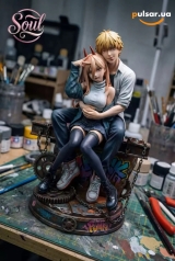 Оригинальная аниме фигурка &laquo;Soul Studio - Denji X Power Chainsaw Man&raquo;