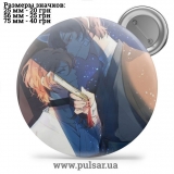 Значок Бродячие псы: Литературные гении (Bungou Stray Dogs) tape 212