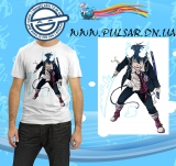 Футболка по аніме серіалу " Blue Exorcist "("Синій Екзорцист") модель Рін Окумура