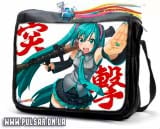 Сумка зі змінним клапаном Vocaloid - Miku in war