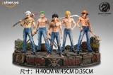 Оригінальна аніме фігурка &laquo;1/6 Scale Law, Zoro, Luffy, Sanji and Ace-One Piece-Black Dragon Studio&raquo;
