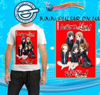 Футболка в стиле аниме "K-On легкая Музыка"