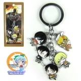 Брелок для ключів з аніме серіалу Shingeki no Kyojin модель "Chibi Five"