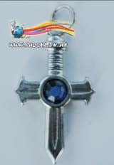 Кулон из аниме Fairy tail  модель "Sword and Blue Stone"