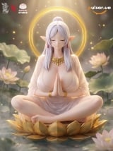 Оригінальна аніме фігурка &laquo;1/6 and 1/4 Scale Praying Frieren-Frieren: Beyond Journey's End-Floating Light X MOCHI Studio&raquo;