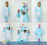 Кигуруми (Піжама в стилі аніме) "All Blue Unicorn"