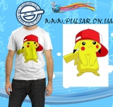 Футболка по аниме сериалу "Pokemon " модель Pika Urban
