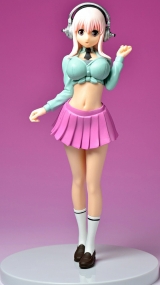 Оригинальная аниме фигурка Super Sonico Amesuku Pink ver.