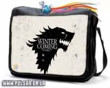 Сумка со сменным клапаном из сериала  "Битва Престолов" (Game of Thrones) - Winter is Coming