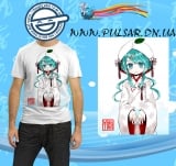 Футболка "Vocaloid " модель Snow Miku Gracc