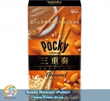 Палочки  Glico Pocky Trinity almonds 4 bags ( Миндаль Максисум ) в два раза больше!