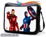 Сумка со сменным клапаном - Super Heroes (Iron Man and Captain America)