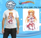 Футболка з аніме серіалу "Sword Art Online" ("Майстер меча онлайн") модель Sweet Asuna