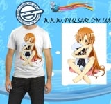 Футболка по аниме сериалу "Sword Art Online" ("Мастер меча онлайн") модель Looking Love