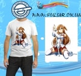 Футболка по аниме сериалу "Sword Art Online" ("Мастер меча онлайн") модель Great batlle