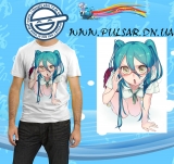 Футболка "Vocaloid " модель Miku W.O.W
