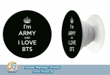 Попсокет (popsocket) корейская группа BTS  "I'm ARMY and I love BTS"